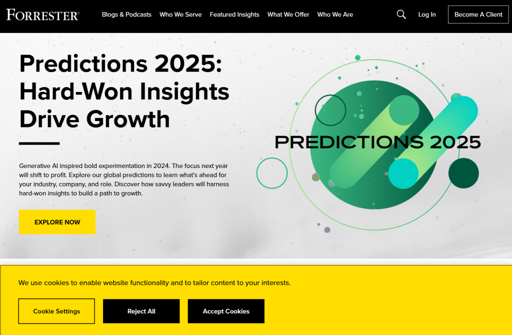 Forrester’s TEI Tool - AI-based tool for calculating ROI on business and technology investments